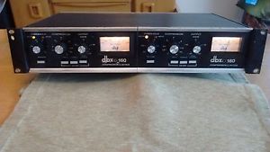 Vintage pair DBX 160 VU Compressor / Limiter - new meter bulbs.