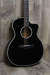 Taylor 214ce DLX BLK Acoustic Guitar with Pick-up