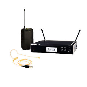 SHURE BLX14R/MX53 EARSET RACKMOUNT WIRELESS SYSTEM $25 INSTANT OFF THEATER STAGE