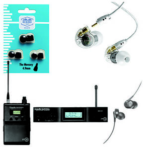 Audio Technica M3M Wireless inEar System, Mee Audio M6PRO-CL Earphone Bonus Pack
