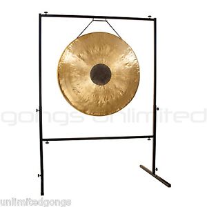 32" Chocolate Drop Gong on Rambo Rimbaud with Mallet