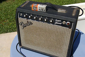 Vintage Fender Super Champ Tube Guitar Amplifier