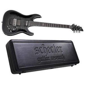 Schecter Hellraiser Hybrid C-1 FR-S Trans Black Burst TBB Sustainiac FR S + CASE