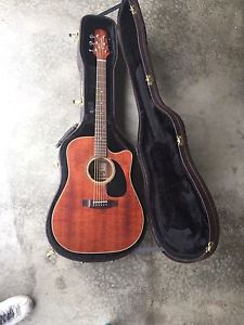 Takamine EF340SCGN Japan Pro Shop Model With Deluxe Case