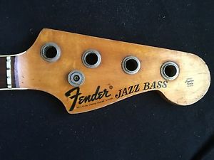 Fender Jazz Bass neck vintage original 1970 rosewood