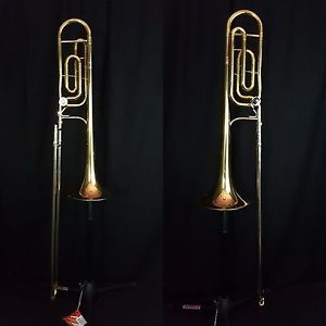 Used King 3B 3 B Concert F Trigger Slide Trombone w Original Case & Benge 12C