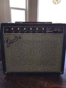 Vintage Fender Super Champ Made In USA Tube Amp With Reverb