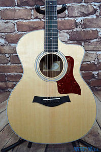 2016 Taylor 214ce DLX Grand Auditorium Acoustic Electric Guitar Deluxe w/OHSC