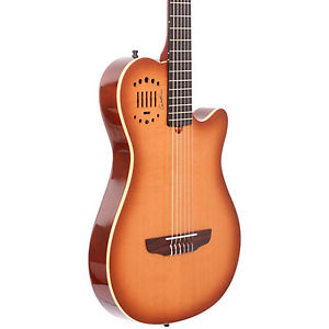 NEW 2016 Godin Multiac Grand Concert Duet Ambiance Lightburst Guitar w/ case