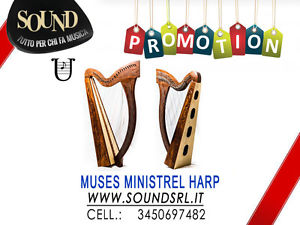 Muses Ministrel Harp - Arpa Celtica 29 Corde - Alta 98 Cm