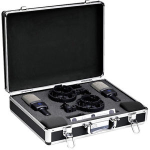 AKG C214 Matched Pair Stereo Large-Diaphragm Studio Recording Microphone Set