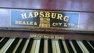 Hapsburg upright parlour piano