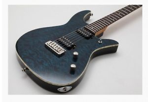 CREWS MANIAC SOUND Ab's See through blue w/hard case F/S Guiter Bass #Q17