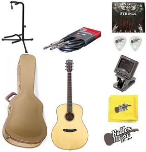 Breedlove Solo Dreadnought Solid Cedar Top A/E Guitar + Gold Hardase & More!!!