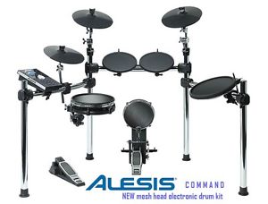Alesis Command Kit Eight-Piece Electronic Drum Set with Mesh Snare and Kick