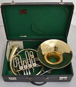 Unique Ed. Kruspe Erfurt French Horn in Bb with stopping valve(A)+another valve