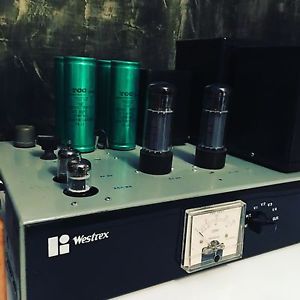2 X Westrex Mono Block Tube Amplifiers Cutting Lathe Neumann RARE