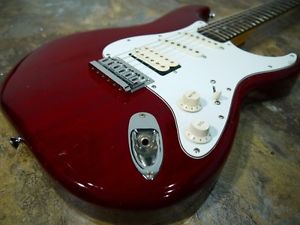 ESP Jake E Lee Model Custom Stratocaster Wine Red Used Electric Guitar Japan F/S