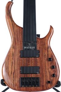 2012 Modulus Quantum Q5 String Fretless Bubinga Top