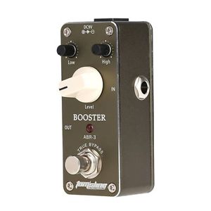 20X(Aroma ABR-3 Mini Booster Electric Guitar Effect Pedal with Fastener Tape)SR
