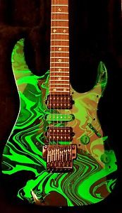 Ibanez Prestige RG1570 Team J Craft CUSTOM SWIRL!!!!