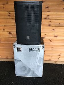 E V ETX 10 P SPEAKERS WITH COVERS