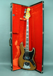 1974 Fender Jazz Bass American Vintage Original Mocha Finish USA w/OHSC