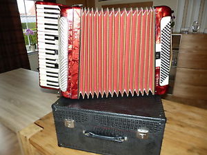 Hohner VERDI III 3 Akkordeon Acordeon Accordion im guten Zustand mit 120 Bässe