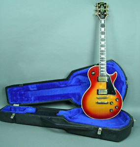 1976 Gibson Les Paul Custom Vintage Electric Guitar Cherry Sunburst USA w/ OHSC