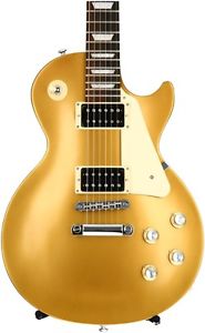 Gibson Les Paul Studio '50s Tribute 2016, Traditional - Satin Gold Top Dark Back