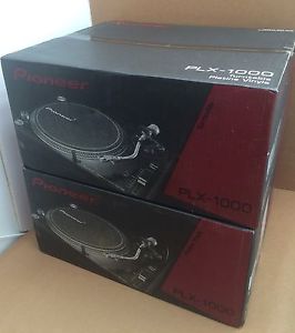 New PAIR of Pioneer PLX-1000 Professional Direct Drive Turntable PLX1000