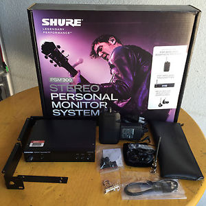 Shure P3TR112GR PSM300 Wireless In-Ear Monitor System, G20 Band VERY GOOD!