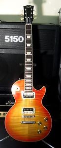 GIBSON LES PAUL STANDARD FADED CHERRY BURST MONSTER FLAME TOP