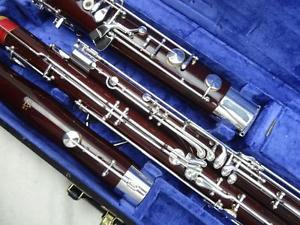 Fox Renard Model 222D Wood Bassoon, Overhauled, Recent Production High D +Ring C