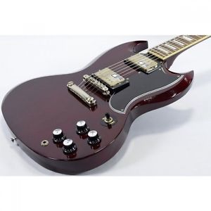 Edwards E-SG-90LT2 Cherry Guitar 2010 USED w/Softcase FREE SHIPPING Japan #369