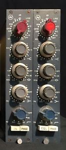 Vintage Pair of Neve 1078 Class A Input Modules Same Mic Pre as 1073!