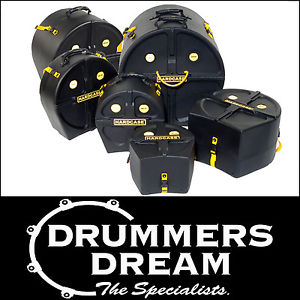 HARDCASE 6pce Drum Case Set Pack 10" 12" 14" 16" 22" 14"Sn RRP $1049