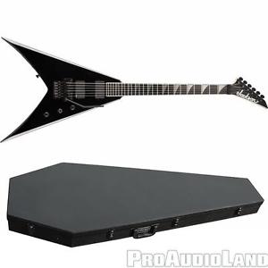 JACKSON KVMG Pro Series King V Electric Guitar Ebony Fretboard Black Coffin Case