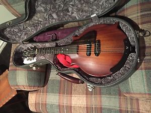 Weber 5 String Electric Mandolin +case and strap, as new, unique great sound