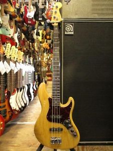 Fender USA American Deluxe Jazz Bass N3 Natural w/hard case F/S Bass #T542