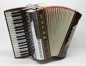 AKKORDEON ZUPAN III 72 Palisander, ideal für Volks- und Weltmusik! Top-Zustand!