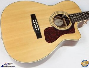 2014 Guild OM-140CE Acoustic-Electric Guitar w/ OHSC Natural Fishman P'up #36970