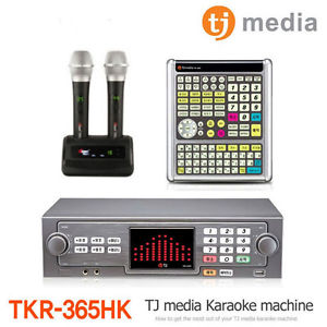 New TJ TKR-365HK Home Korean Karaoke Machine 500GB HDD + 2 Wireless MIC + Remote