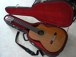 Amalio Burguet 3M Zeder vollmassiv hochwertige Meister Gitarre 4/4 mit Koffer