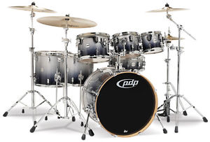 Batteria PDP by DW Concept Maple Silver to Black Sparkle Fade nuova!!!