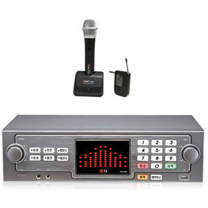 New TJ TKR-365HK Home Korean Karaoke 500GB HDD + 1 Wireless MIC + Free Express