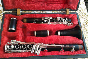A (LA) CLARINET FULL BOEHM SYSTEM HENRY SELMER PARIS DEPOSE SERIES 10S