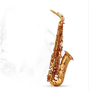 New Professional High-Grade Length 66cm E Flat U-Shape Brass Alto Saxophone #
