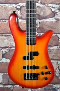 '80s/90s Spector NS-2A Electric Bass Guitar Cherry Sunburst Neck Through