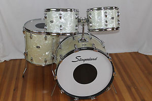 1979 Slingerland  White Marine Pearl  "The Traveler" Kit 22,12,13,16.